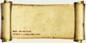 Kristina Obućinski vizit kartica